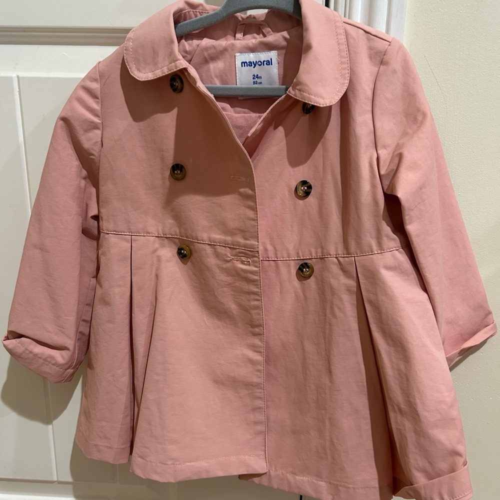 Mayoral pink coat